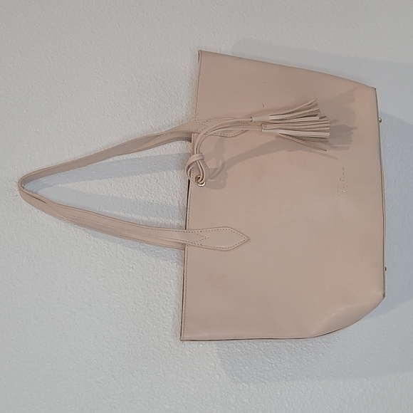 paolina Handbags - Paolina pale pink leather tote bag